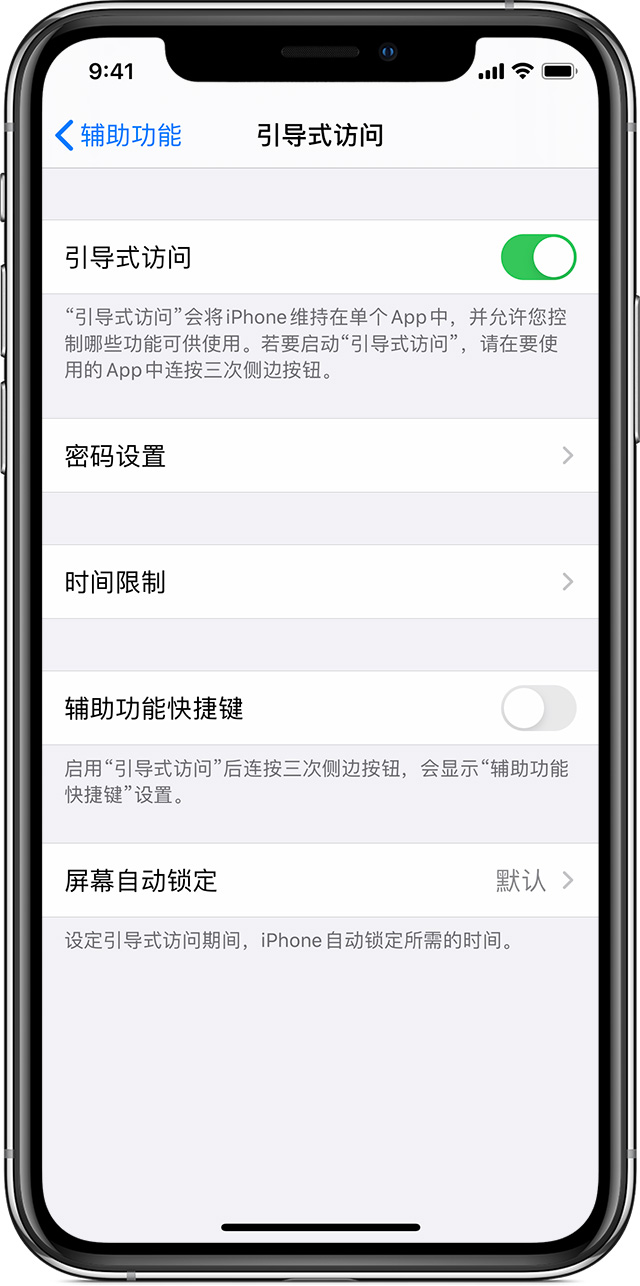 苏家屯苹果手机维修分享如何在 iPhone 上退出引导式访问 