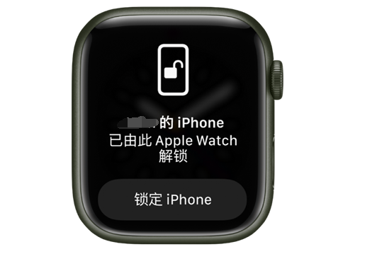 苏家屯苹果手机维修分享用 AppleWatch 解锁配备面容 ID 的 iPhone方法 