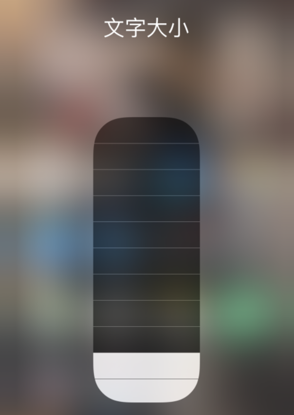 苏家屯苹果手机维修分享小技巧：在 iPhone 控制中心快速调节字体大小 